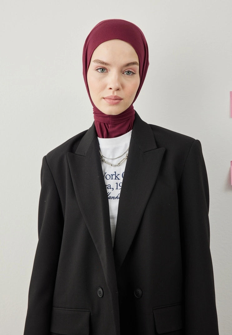 Athletic Hijab Burgundy