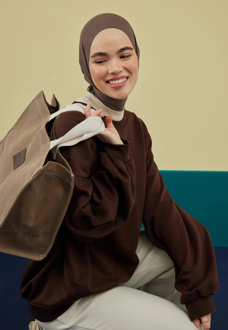 Athletic Hijab Mocha