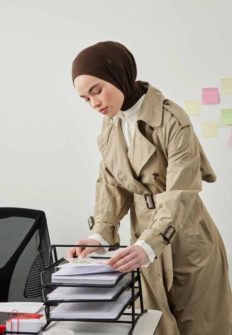 Athletic Hijab Chocolate
