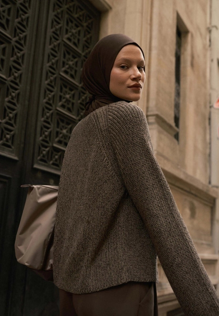 Athletic Hijab Chocolate