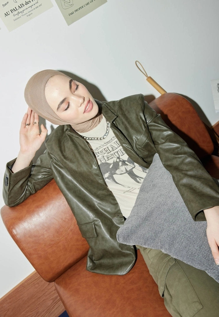 Athletic Hijab Dark Mink