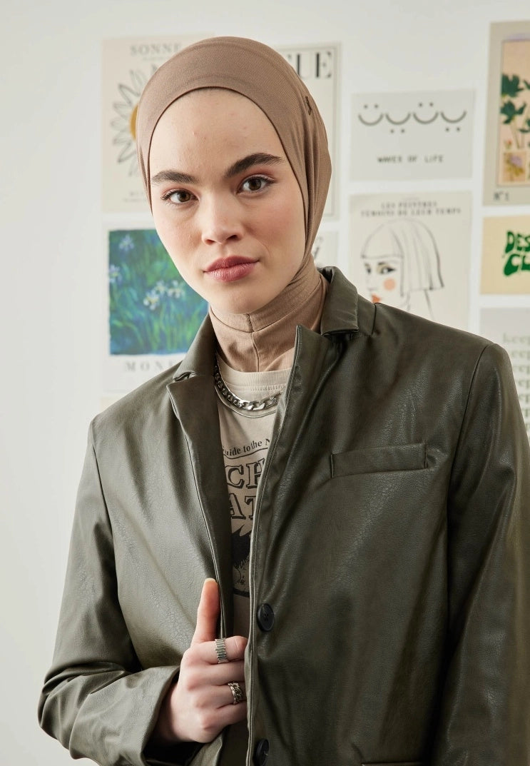 Athletic Hijab Dark Mink