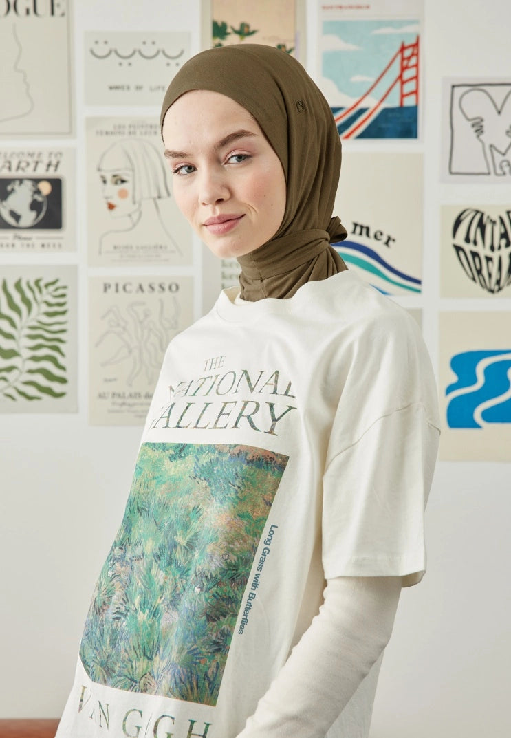 Athletic Hijab Khaki