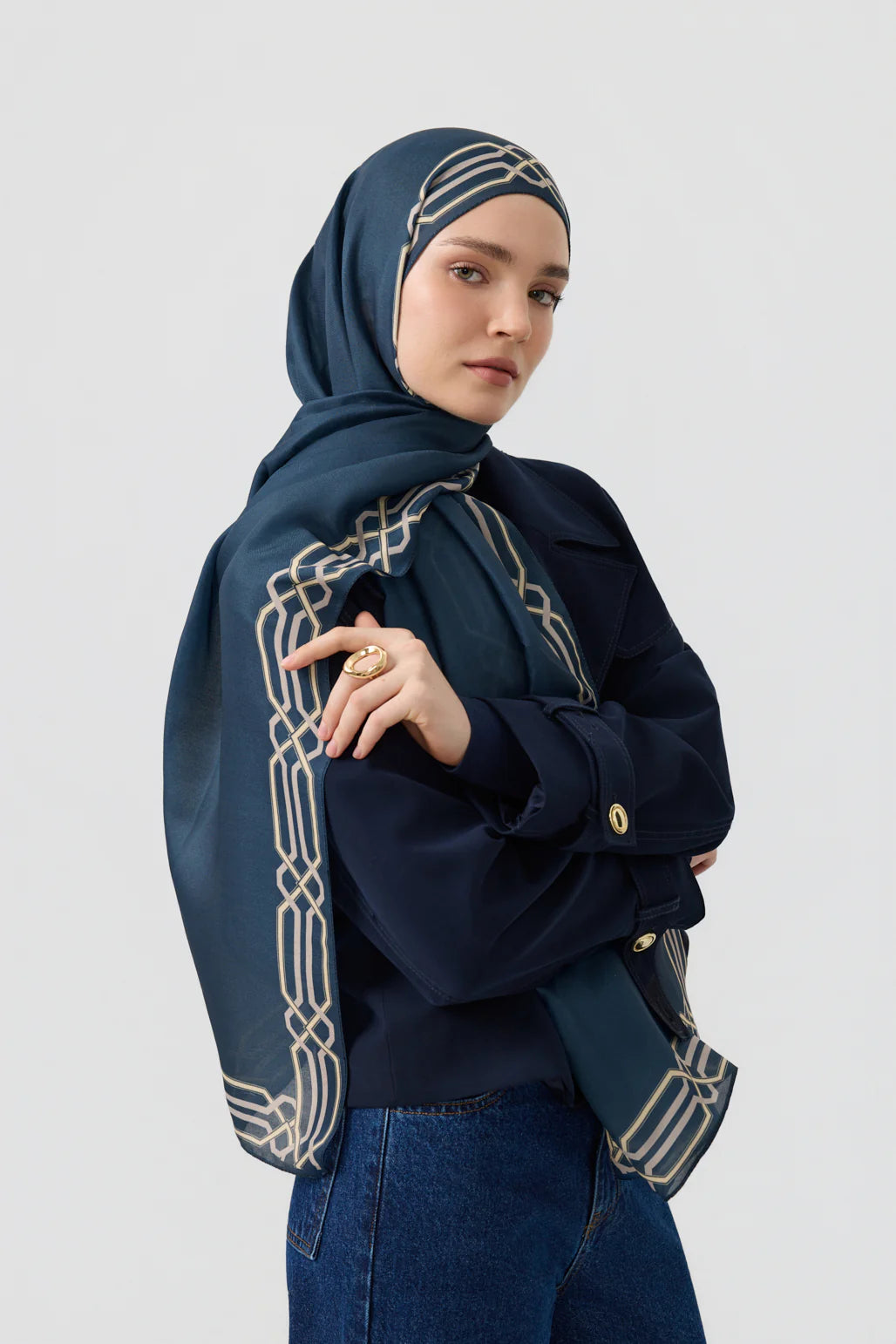 Heritage Hijab Teal